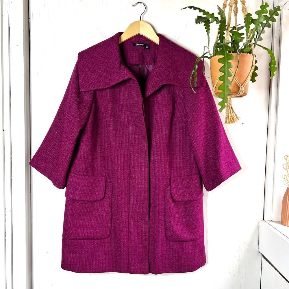 Relativity Purple Spring Fall Jacket - image 8